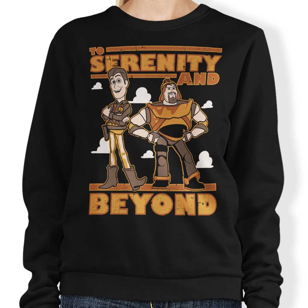 OneShoeOff's 'Journey to Serenity and Beyond' Crewneck Sweatshirt