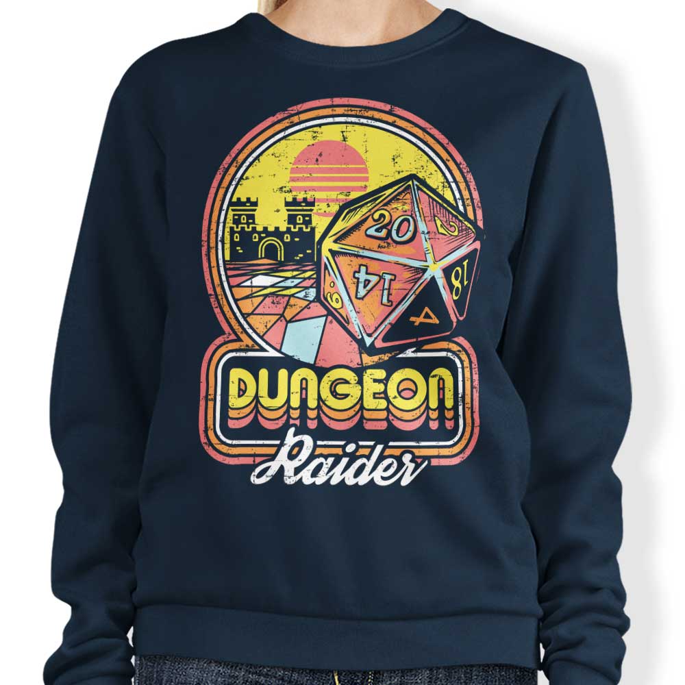 Artlahdesigns Dungeon Raider Crewneck Sweatshirt for All Sizes