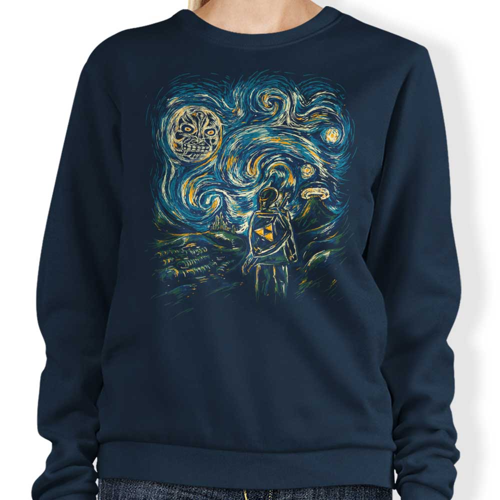 Twenty27 Design's Cozy Hylian Night Sweatshirt for a Stylish Look