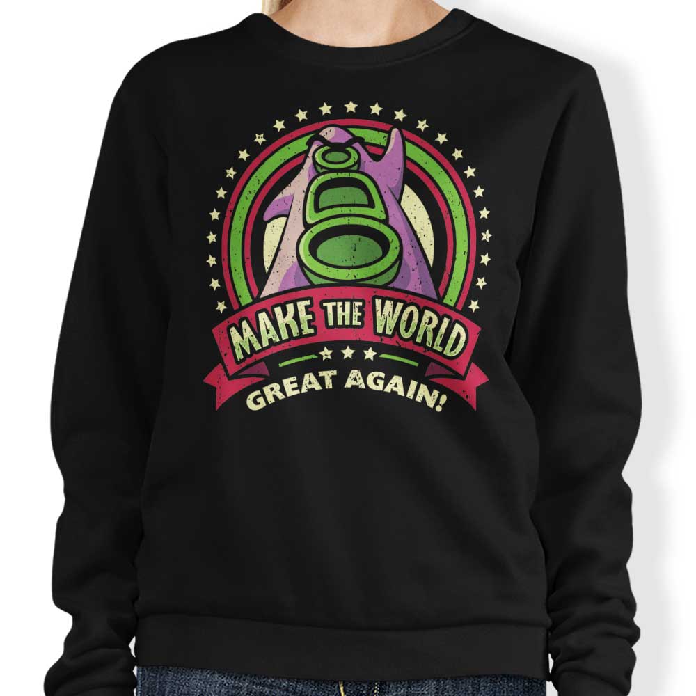 Olipop's Crewneck Sweatshirt for a Great World - S to 4XL
