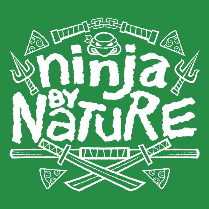 Nature-Inspired Ninja Crewneck Sweatshirt by Ryan Astle