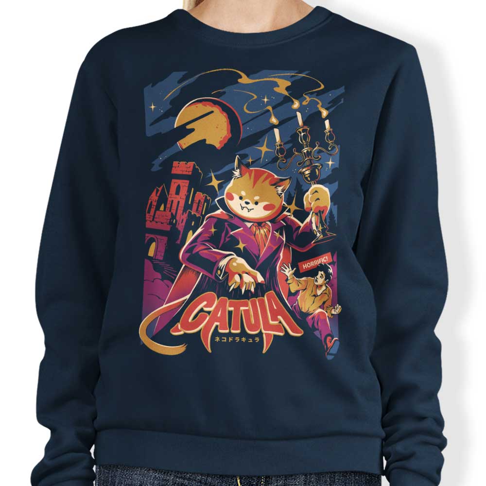 Ilustrata's Catula Brand Crewneck Sweatshirt for Comfort and Style