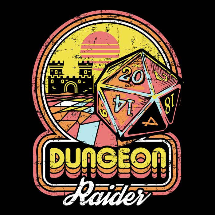 Artlahdesigns Dungeon Raider Crewneck Sweatshirt for All Sizes