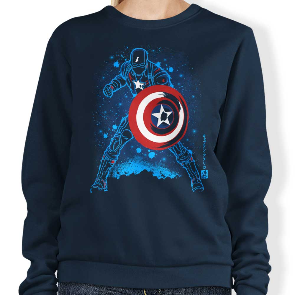 Soulkr's Super Soldier Crewneck Sweatshirt in S - 4XL Sizes