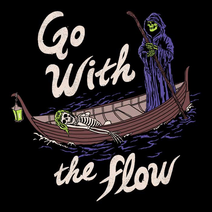 Hillary White's Comfortable Crewneck Sweatshirt - Go With the Flow
