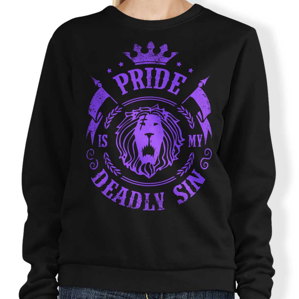 Typhoonic Art's 'Pride is My Sin' Comfortable Crewneck Sweatshirt