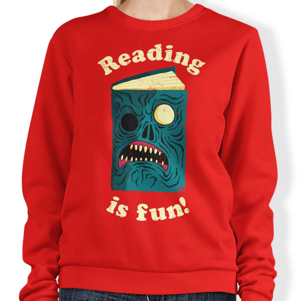 Reading Enthusiast's Favorite - Comfortable Sweatshirt