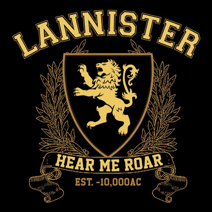 Digital Phoenix Lannister University Crewneck Sweatshirt for All Sizes