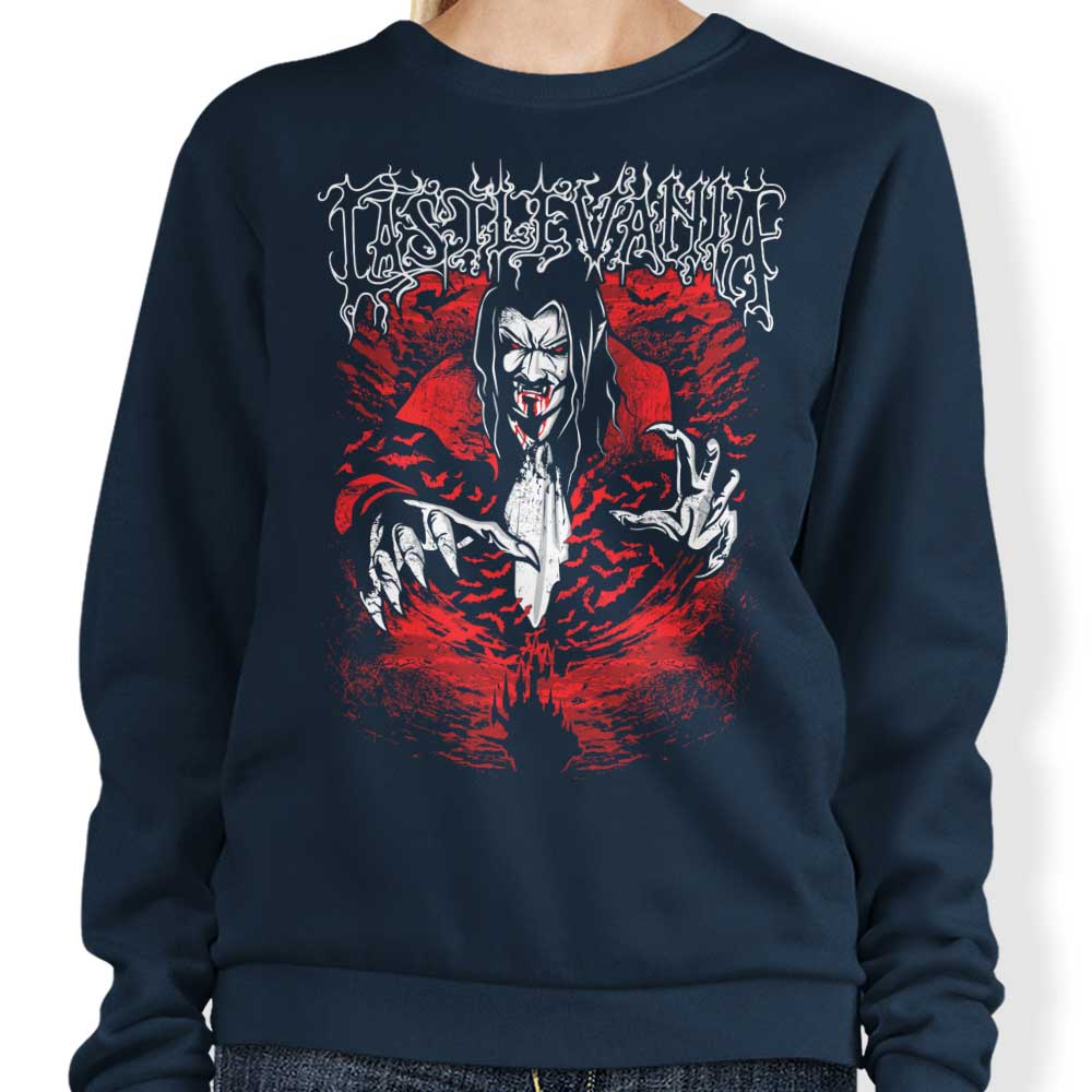 Nighttime Dracula - Comfortable Crewneck Sweatshirt Available in S to 4XL