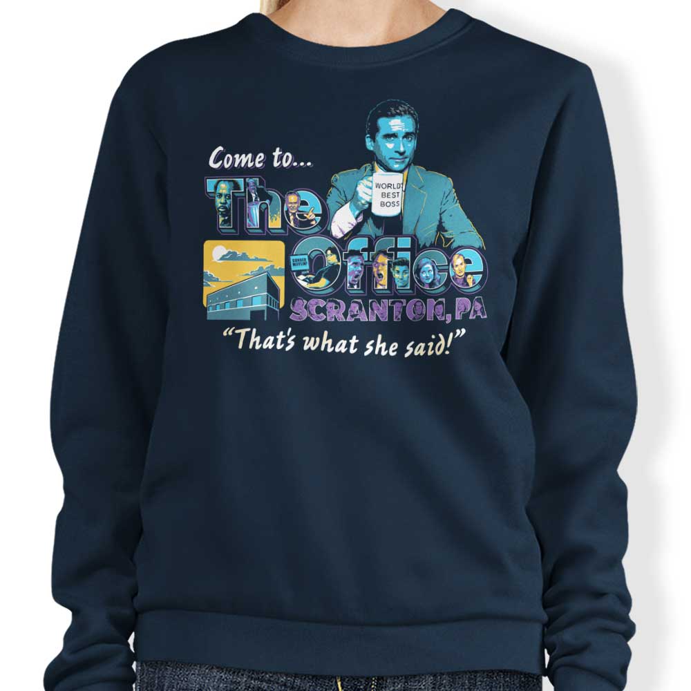 GoodIdeaRyan's Come to Scranton Crewneck Sweatshirt in S - 4XL Sizes