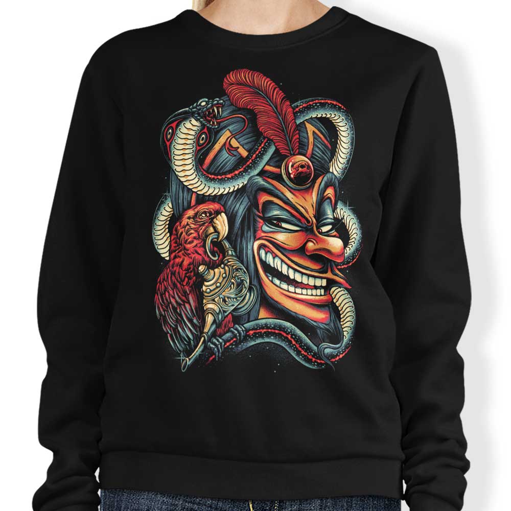 Glitchygorilla's Hunger for Power Crewneck Sweatshirt in S - 4XL Sizes