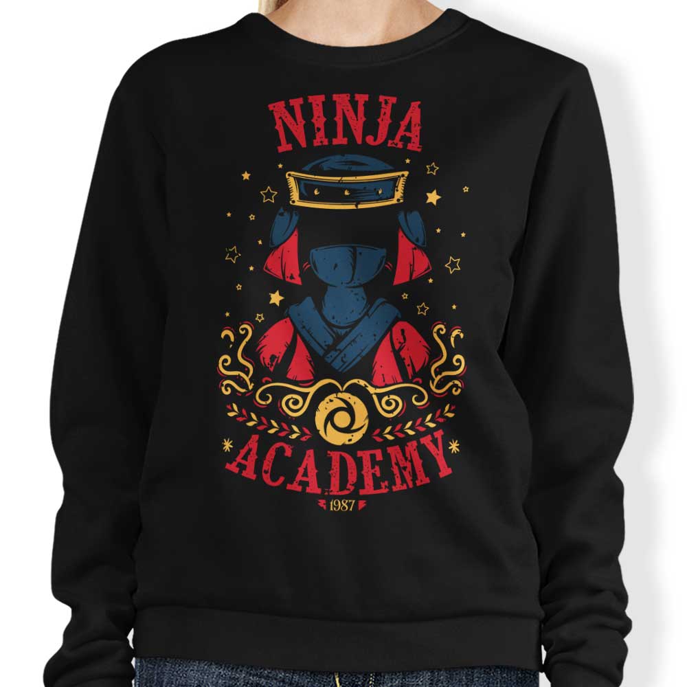 Soulkr's Ninja Academy Comfortable Crewneck Sweatshirt in S - 4XL Sizes