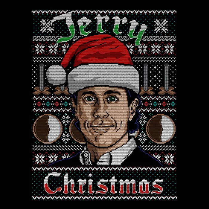 A Super Merry Jerry Christmas Crewneck Sweatshirt by CoD Designs