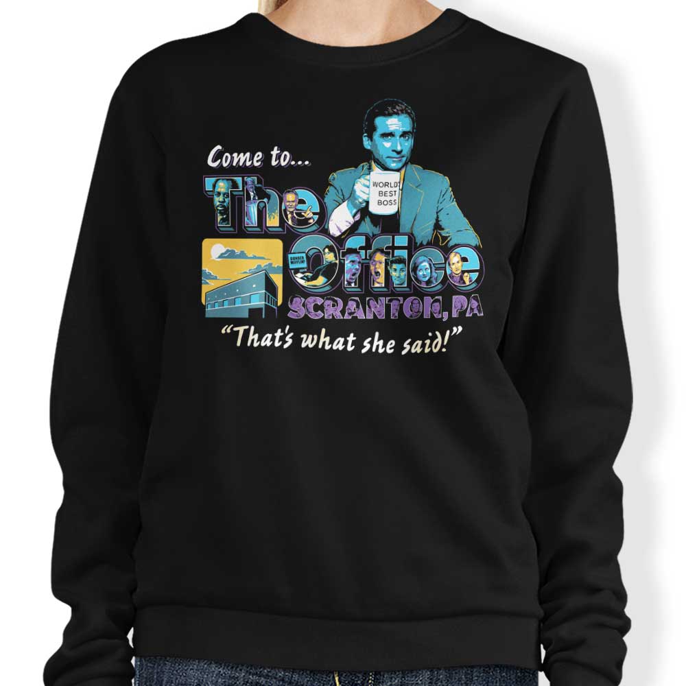 GoodIdeaRyan's Come to Scranton Crewneck Sweatshirt in S - 4XL Sizes