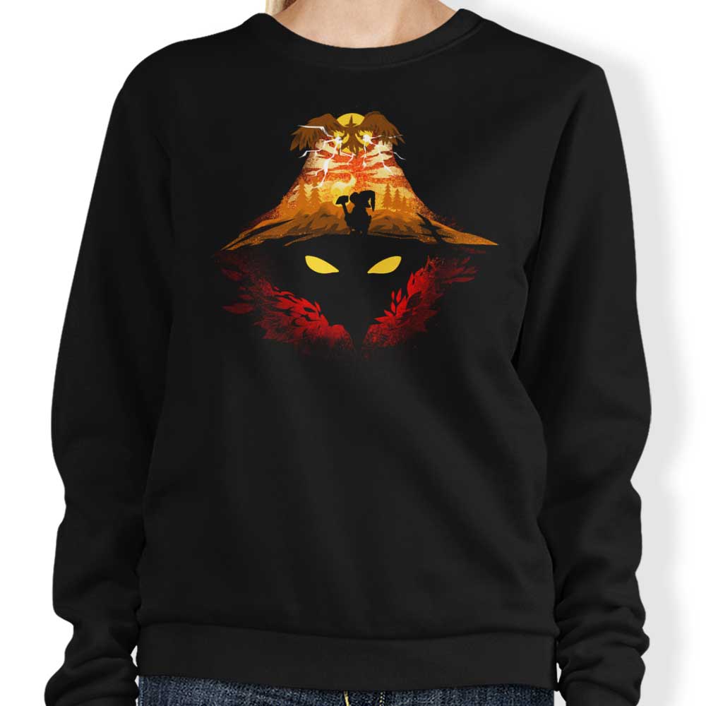 Hypertwenty's Stylish Black Waltz Fight Crewneck Sweatshirt in S - 4XL Sizes