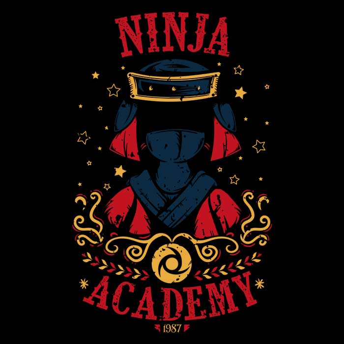 Soulkr's Ninja Academy Comfortable Crewneck Sweatshirt in S - 4XL Sizes