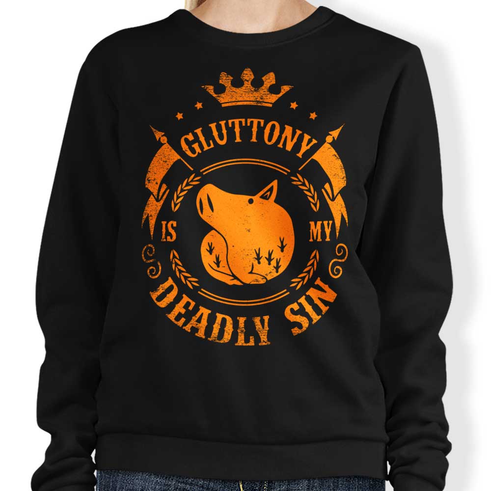 Typhoonic Art's Gluttony-themed Comfortable Crewneck Sweatshirt