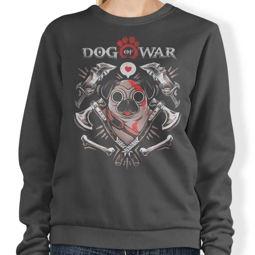 Ilustrata's Dog of War Crewneck Sweatshirt in S - 4XL Sizes