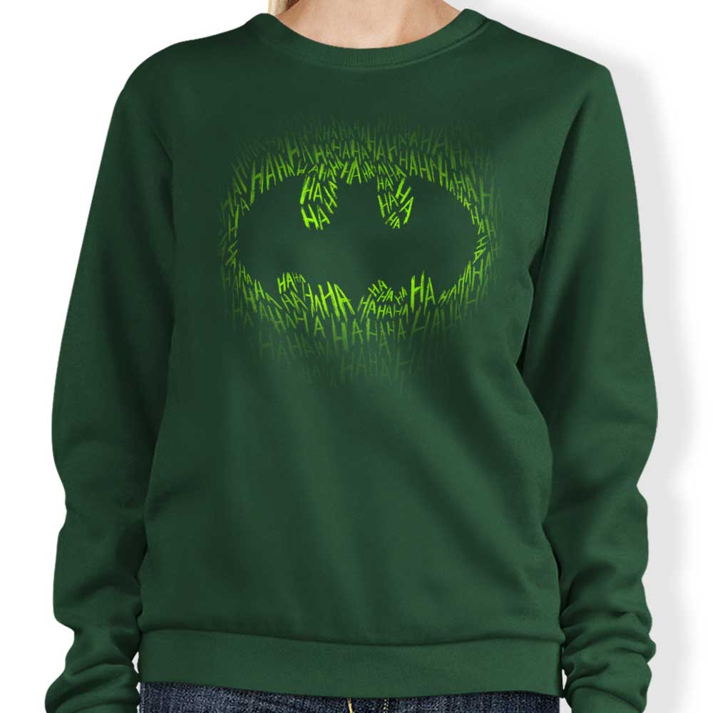 Bat Joke-themed Sweatshirt - A Fashionable Apparel Choice