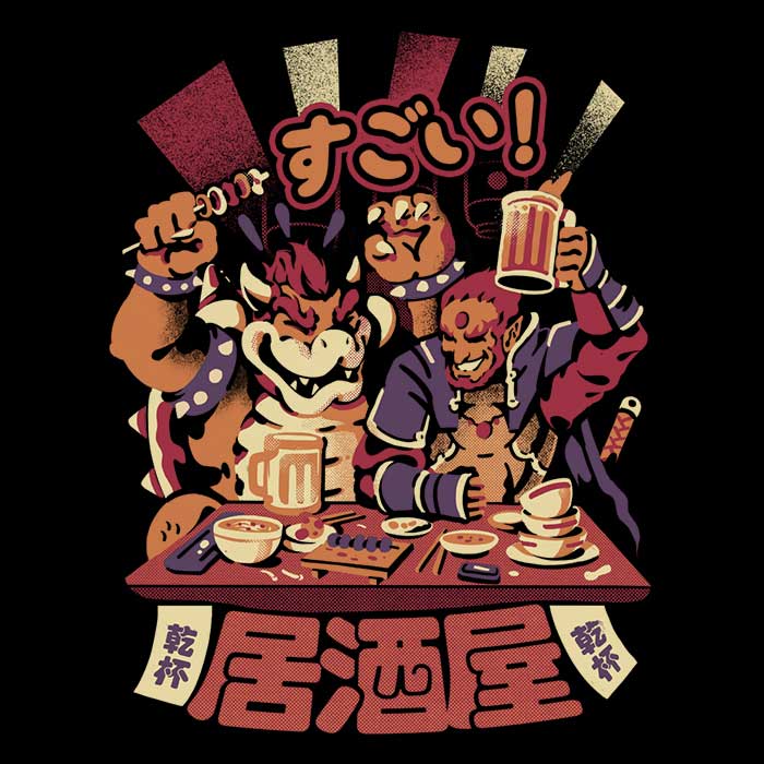 Ilustrata's Villains Izakaya Comfortable Crewneck Sweatshirt
