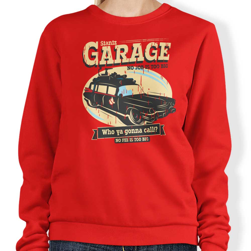 Stantz Garage Crewneck Sweatshirt - Comfortable and Durable Apparel