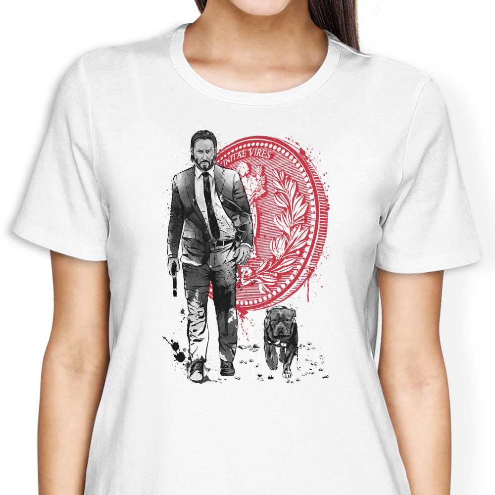 Women's 'Lone Hitman and Cub' Apparel by Dr. Monekers