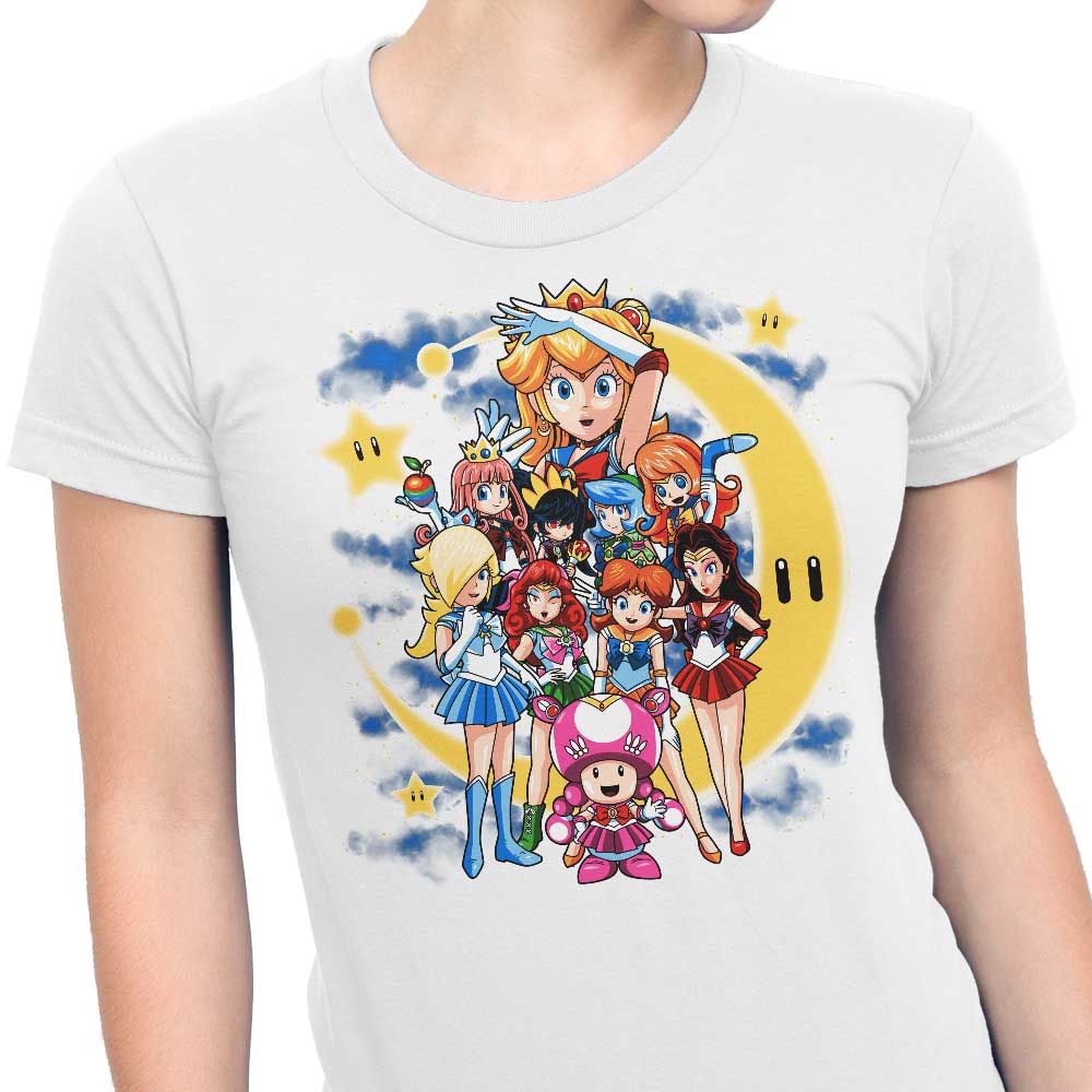 Prime Premne Design Women's Sailor Mushroom T-Shirts in Various Sizes