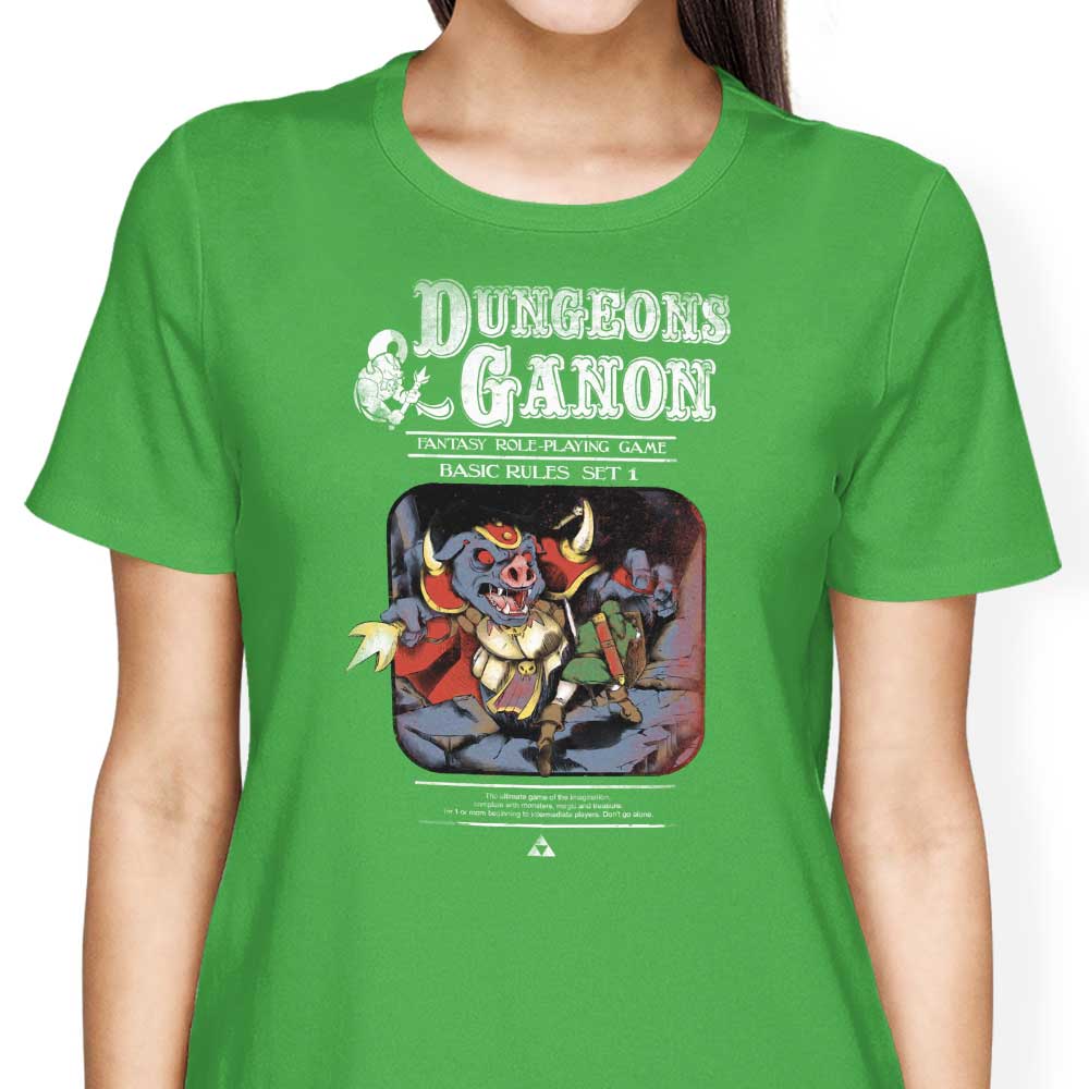 Women's Dungeons and Ganon Themed Apparel - T-Shirts and Premium T-Shirts