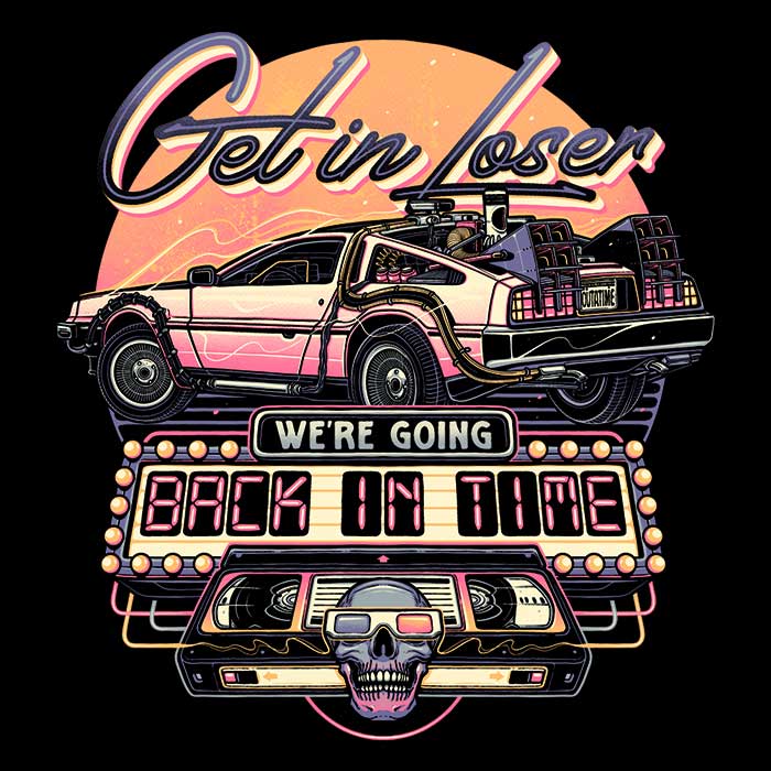 Women's Retro Style V-Neck T-Shirt - We're Returning to the Past