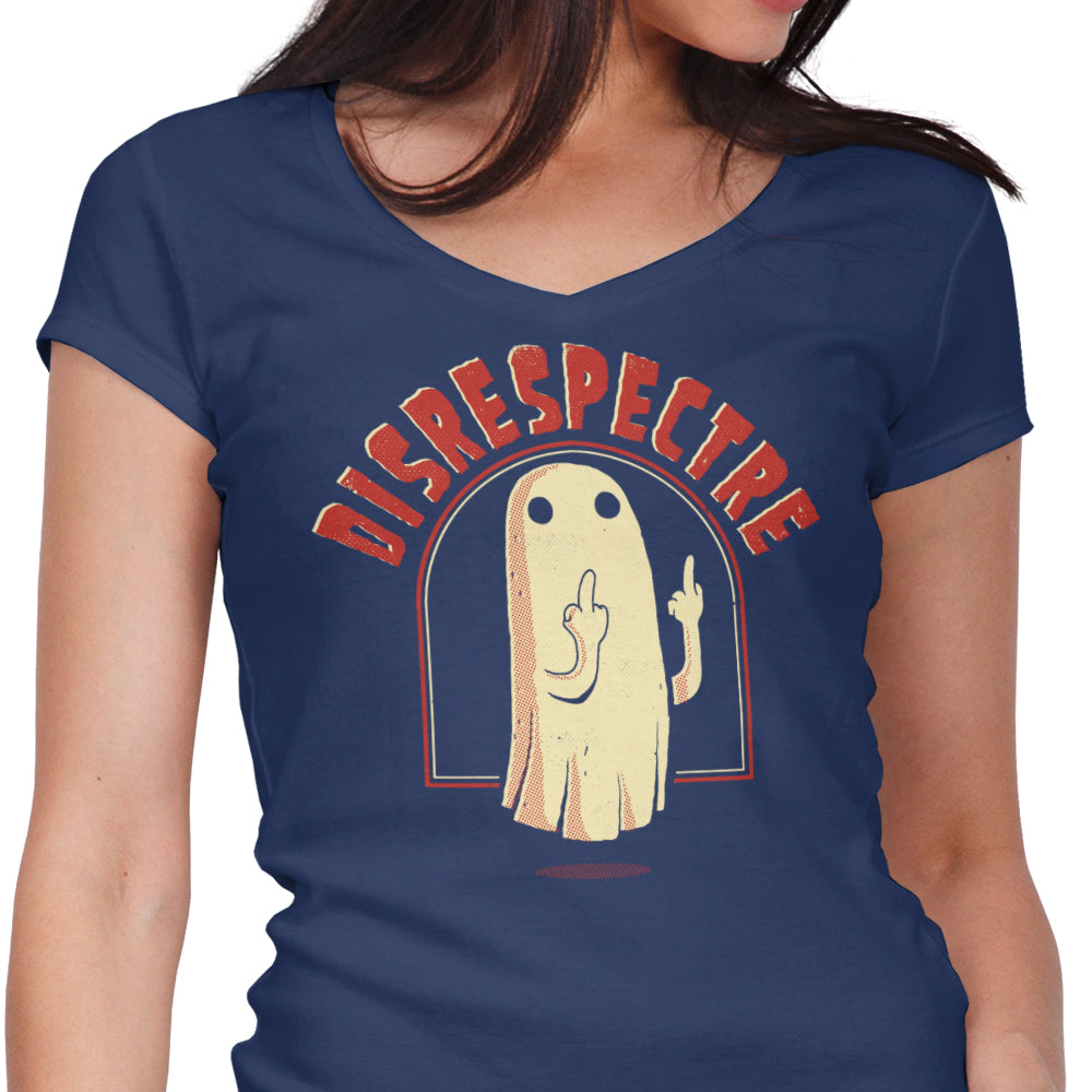 Stylish Women's V-Neck Disrespectre Top