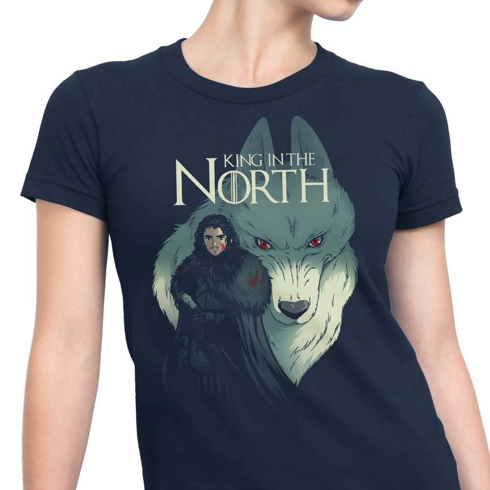 Stylish Wolf King Women's Cotton T-Shirts in Various Sizes