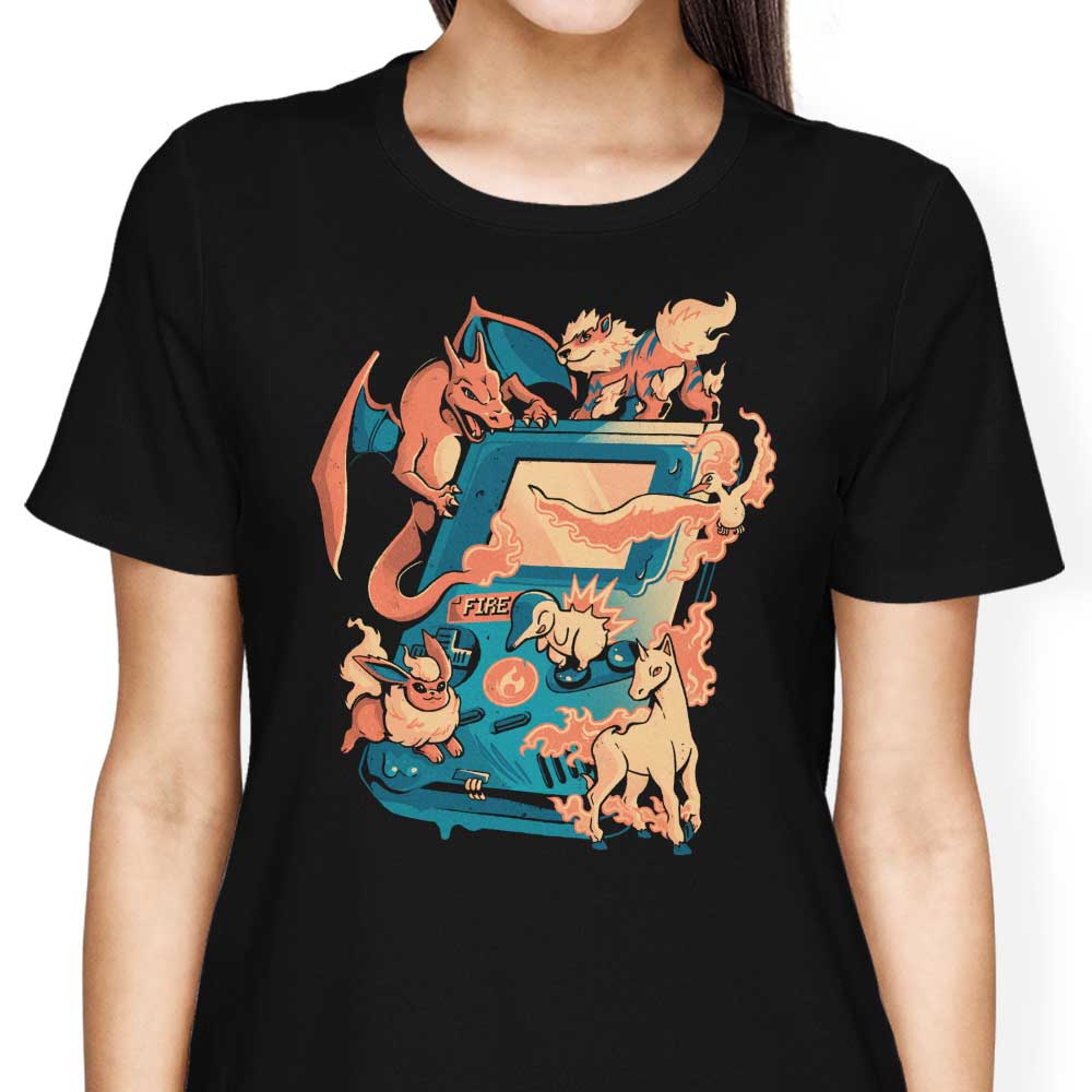 Women's Fire-themed Game Apparel Collection