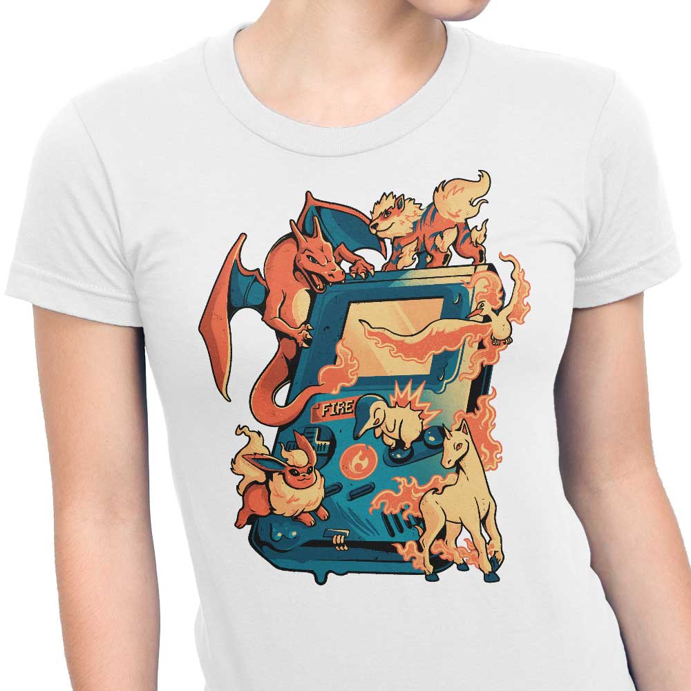 Women's Fire-themed Game Apparel Collection