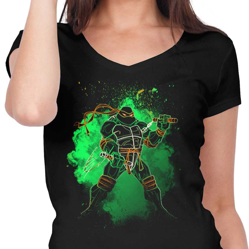 Women's V-Neck with the Essence of the Nunchaku