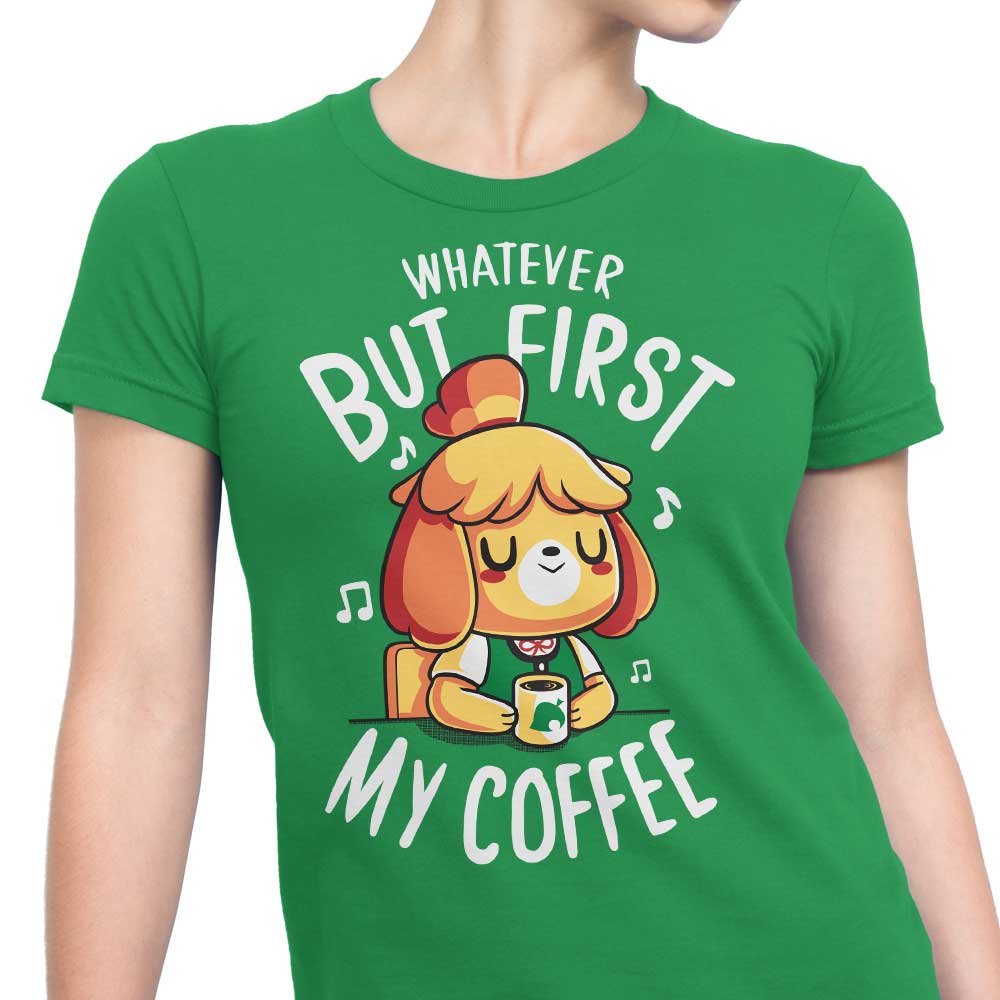 First My Coffee Women's Fashion Apparel - T-Shirts and Premium T-Shirts