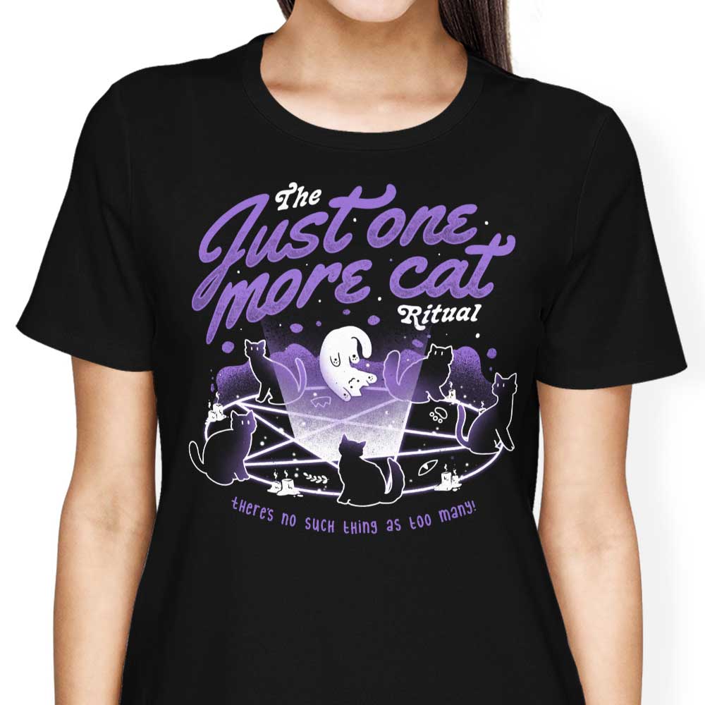 Just One More Cat Women's Clothing Apparel
