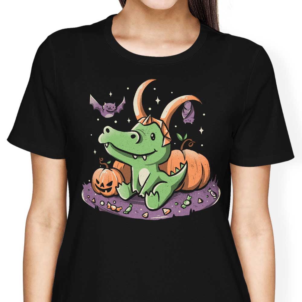 Spooky Alligator Women's Fashion Apparel - T-Shirts and Premium T-Shirts