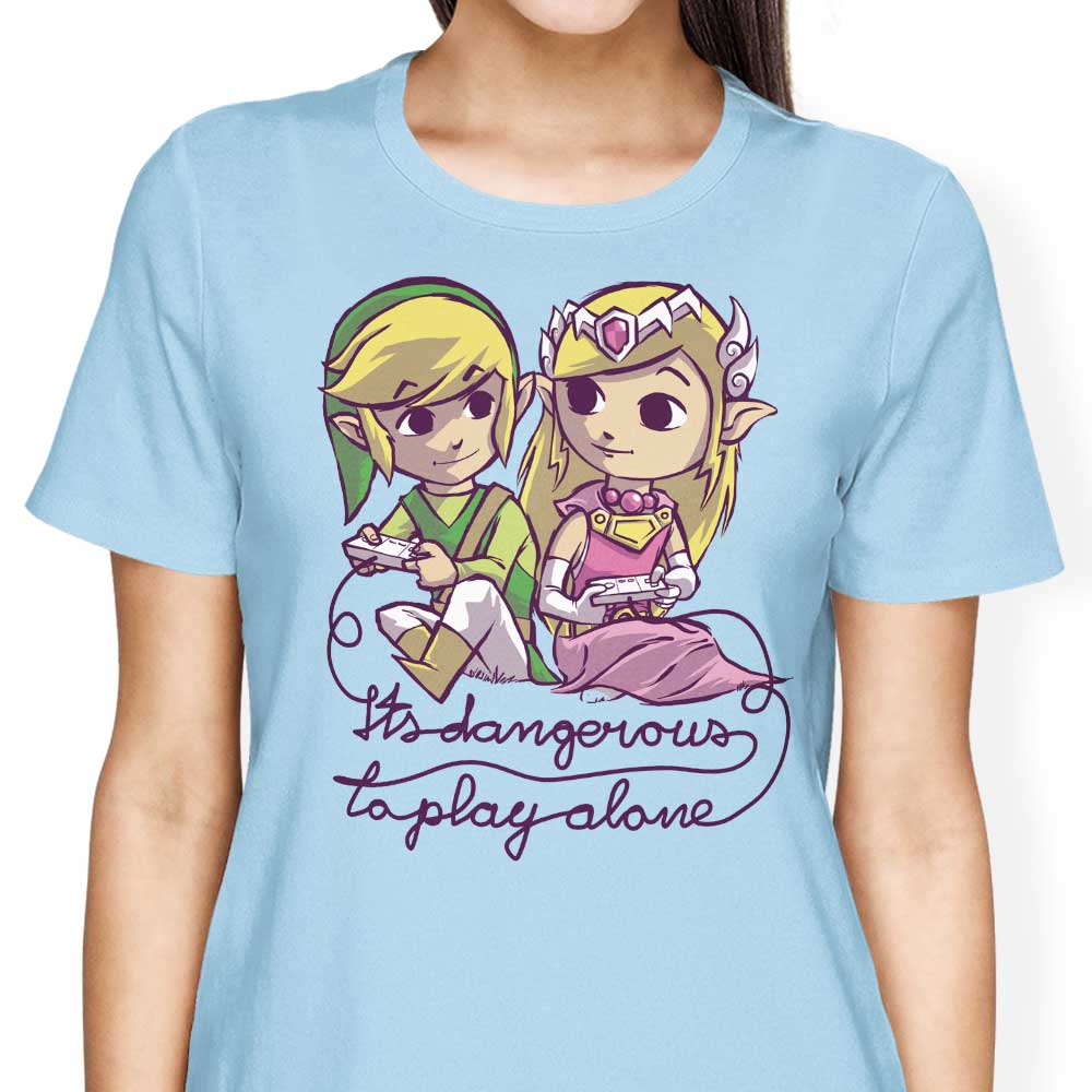 Spike00's 'It's Risky to Play Alone' Women's Fashion Apparel