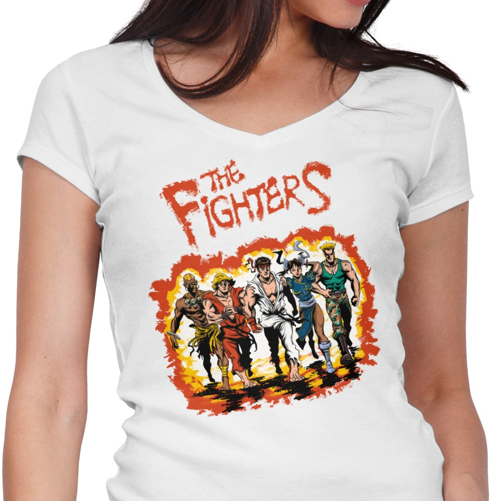 Women's V-Neck T-Shirts - The Fighters Collection