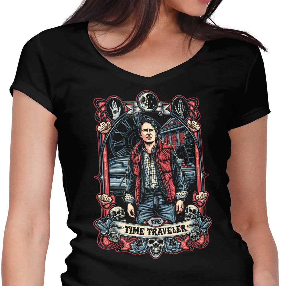 The Women's V-Neck Time Traveler T-Shirt