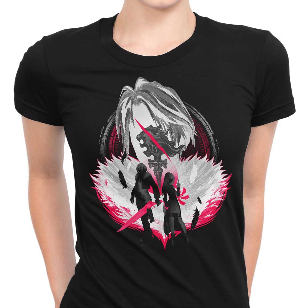 Women's Gunblade Silhouette Fashion Apparel - T-Shirts and Premium T-Shirts