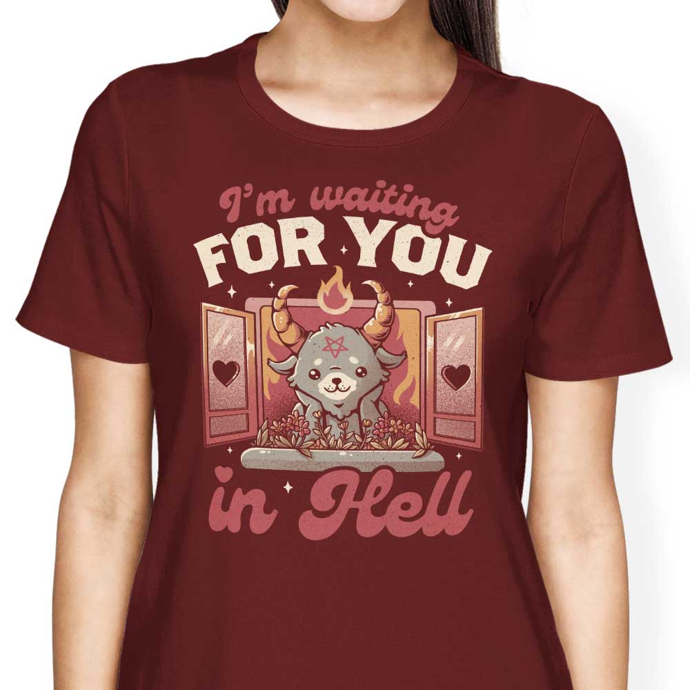 Elegant Women's T-Shirts - 'Waiting for You' Collection