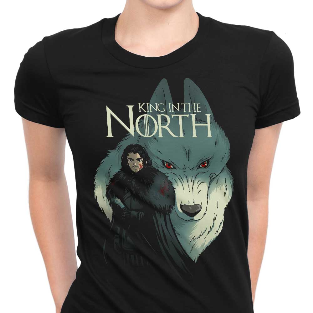Stylish Wolf King Women's Cotton T-Shirts in Various Sizes