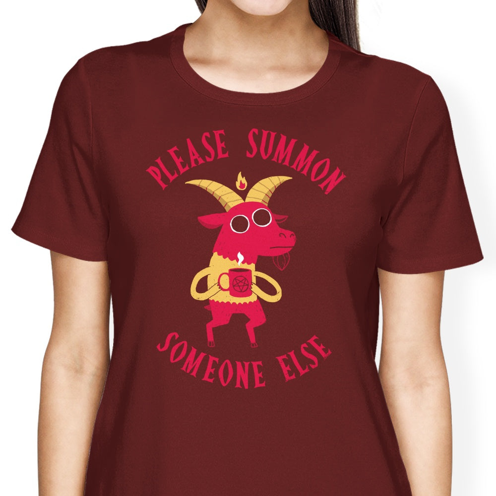 DinoMike's Women's Fashionable Summon Someone Else Apparel