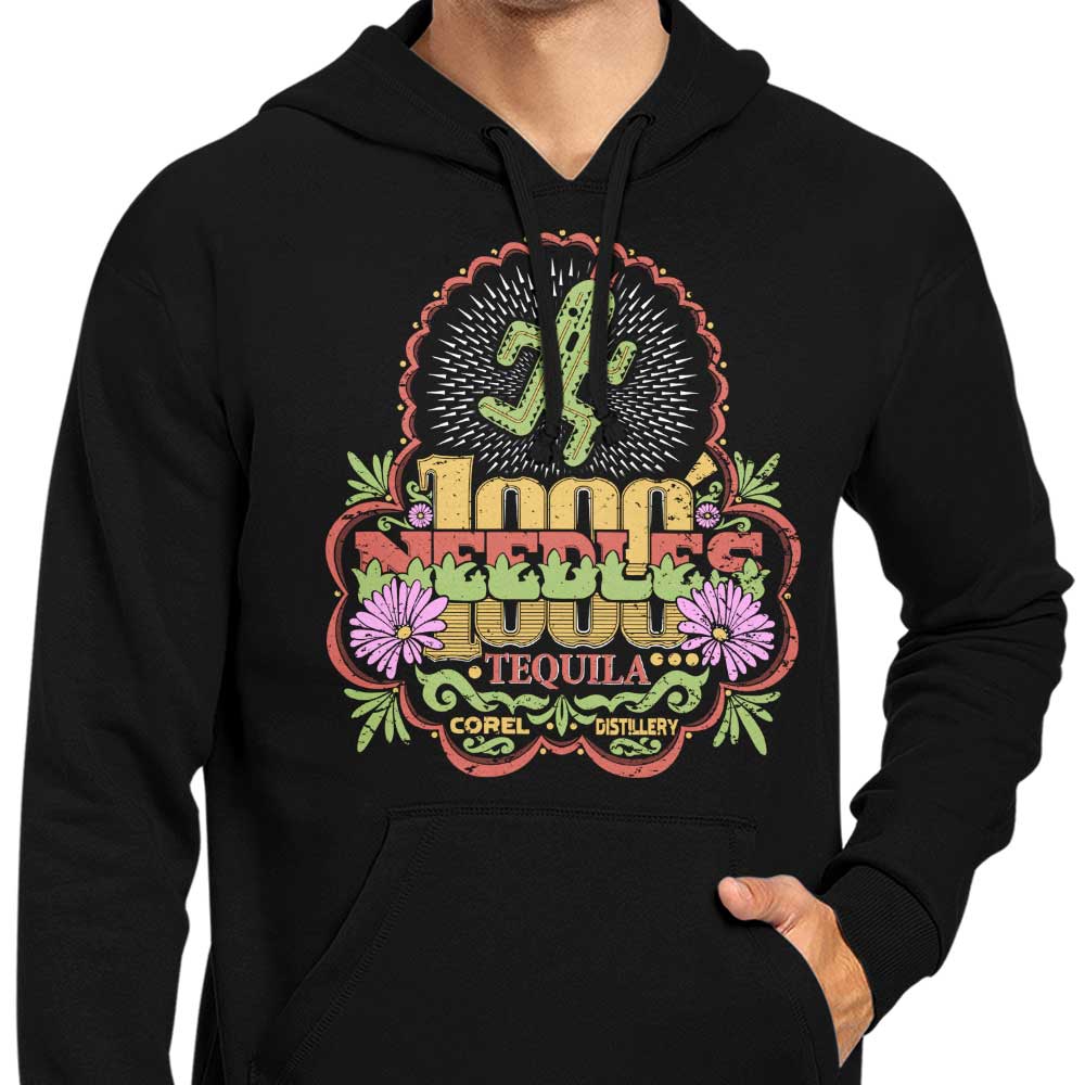 1000 Needles Tequila Branded Hooded Sweatshirt