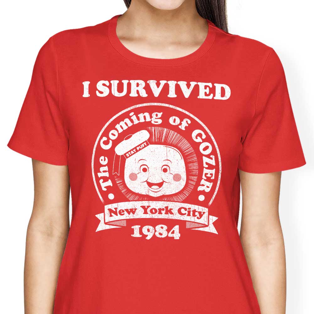 Women's Stylish 'I Survived Gozer' Apparel