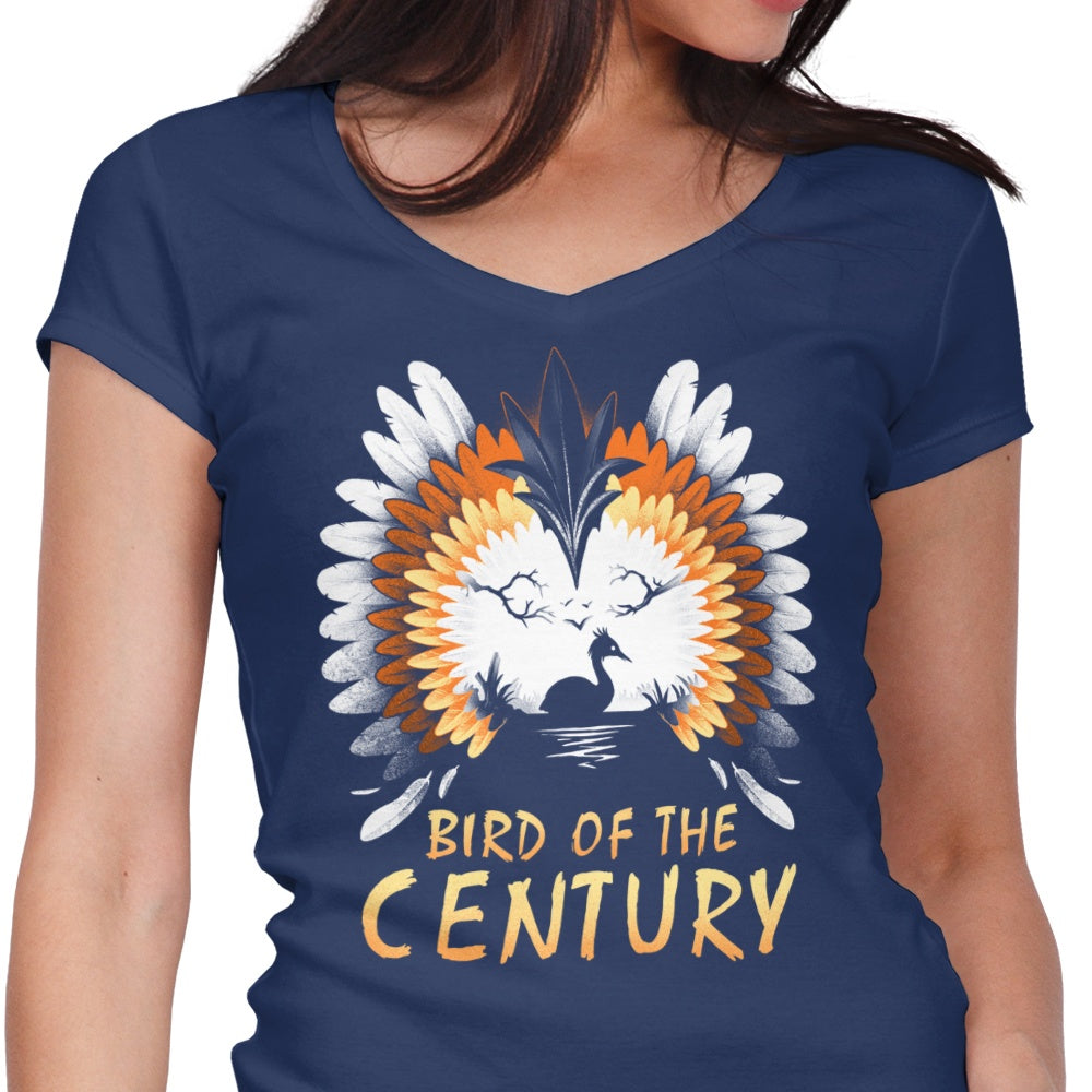 Women's V-Neck T-Shirt - The Bird of the Century