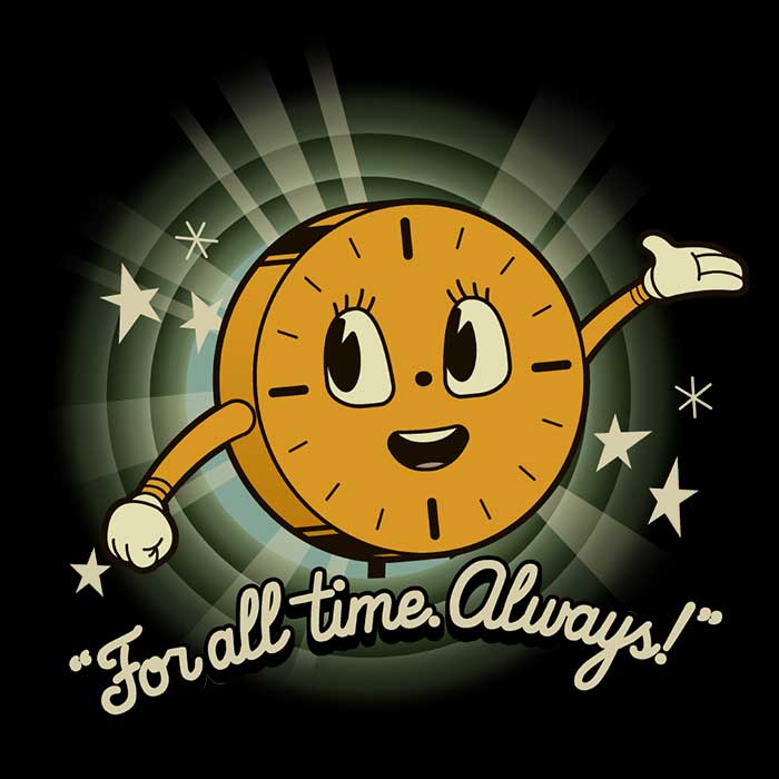 Harebrained Women's Apparel - That's All The Time We Have T-Shirts