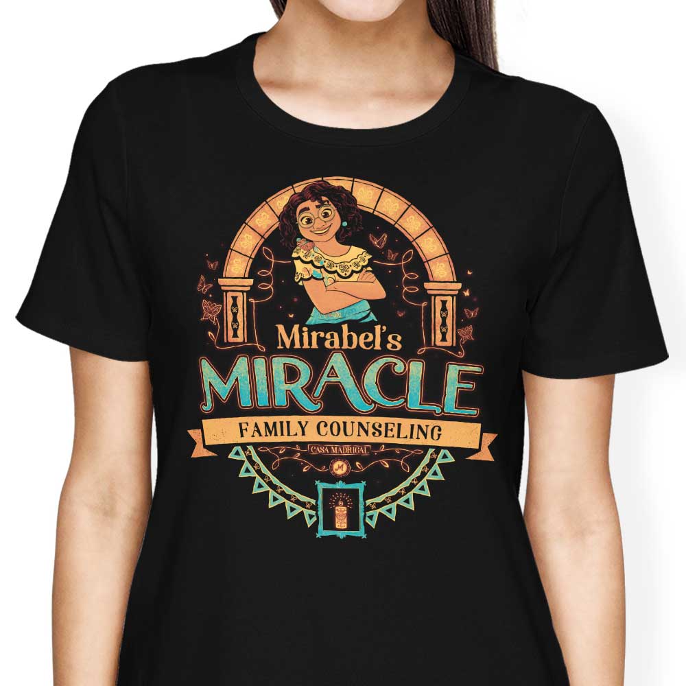 Miracle Family Counseling Brand Women's Fashionable Apparel - T-Shirts and Premium T-Shirts