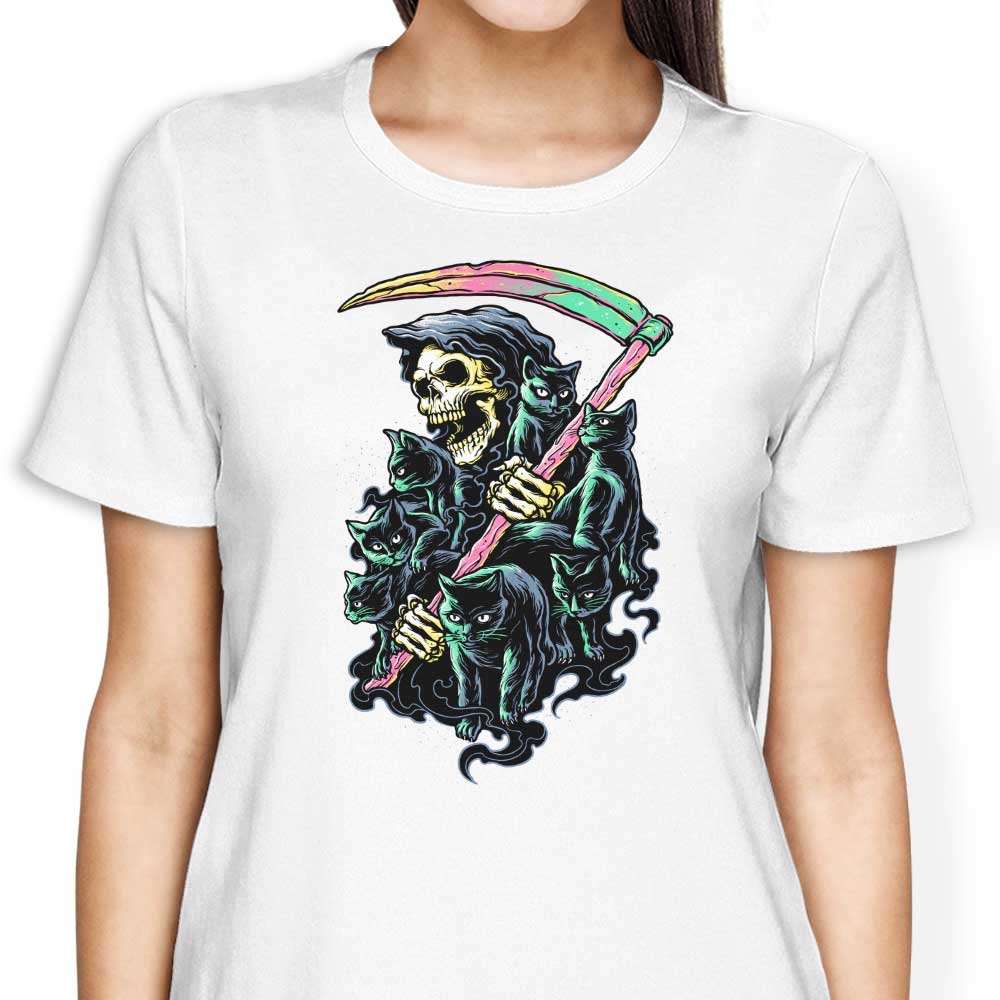 Women's Apparel - 7 Deadly Cats Collection by Glitchygorilla